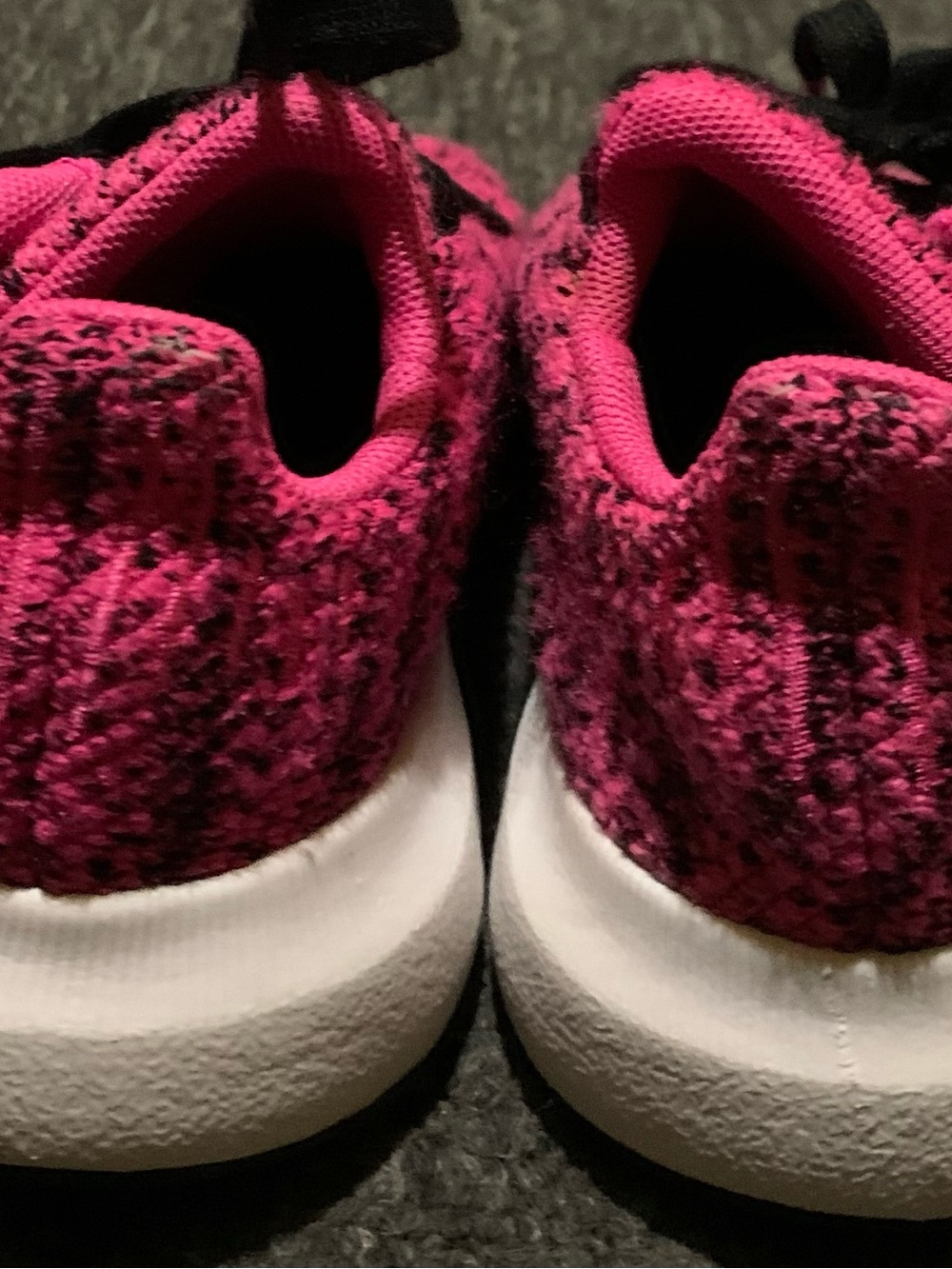 Girls Toddler Adidas Pink & Black Swift Run Sneaker Pink Black Sz.7K Please Read - Picture 3 of 6